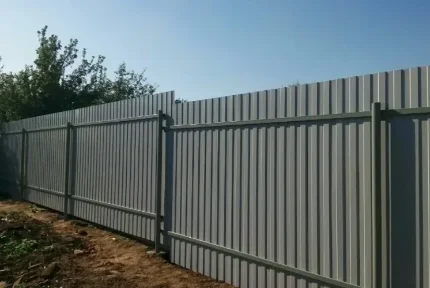 Забор из шифера