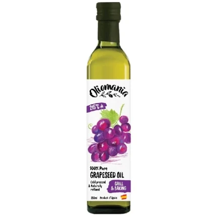 Фото для Масло Олиомания виноградной косточки 250мл рафимированное*12