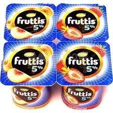 Фото для Продукт йогуртный Фруттис 115гр 5% Персик/клубника БЗМЖ*24