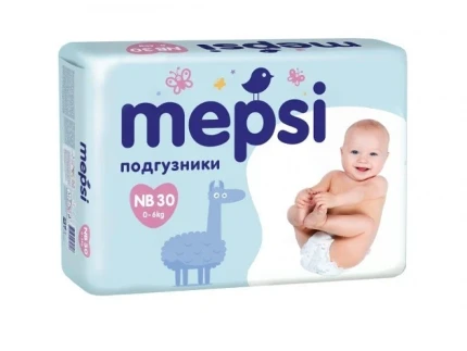 Фото для Подгузники Мепси NB Софт 6кг 30шт