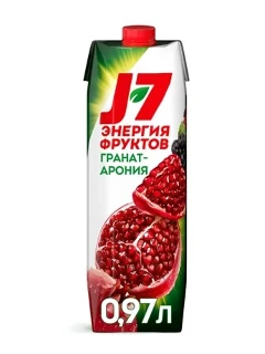 Фото для Нектар J7 0,97л Гранат/черноплодная рябина*12