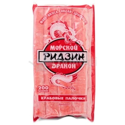 Фото для Крабовые палочки Дракон Ридзин 200гр *25