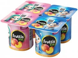 Фото для Продукт йогуртный Фруттис Кидс 2,5% 110гр Персик БЗМЖ*24