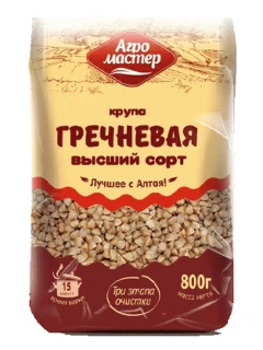 Фото для Крупа АгроМастер 800гр гречневая*10/12