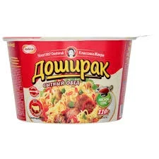 Фото для Лапша Доширак Сытный обед 110гр с говядиной стакан*16