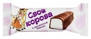 Фото для Сырок глазированный Своя корова 40гр печенье с ароматом ванили 23%*20