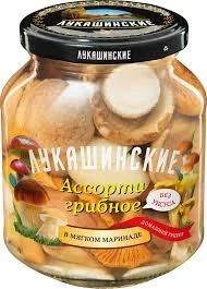 Фото для Грибы Лукашинские 340мл маринованные ассорти ст/б*6