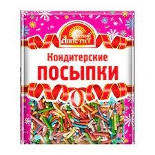 Фото для Посыпка кондитерская Русский Аппетит 7гр Вермишель*25