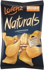 Фото для Чипсы Натуралс 100гр Картофельные С Пармезаном*25
