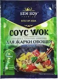 Фото для Соус Сен Сой Вок Премиум 80гр д/жарки овощей терияки с гриб шиитаке*15