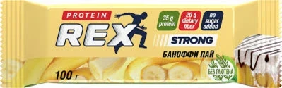 Фото для Батончик протеиновый Протеин Рекс 100гр Баноффи пай*12