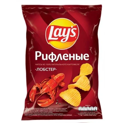 Фото для Чипсы Лейз 140г рифленые Лобстер*19