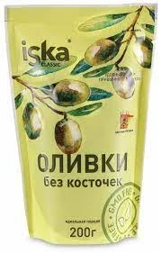 Фото для Оливки Иска 200г зеленые б/к д/п*24