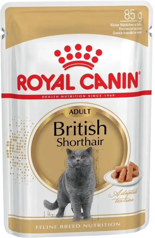 Royal Canin British Shorthair Adult влажный корм для кошек британской короткошерстной 85 г