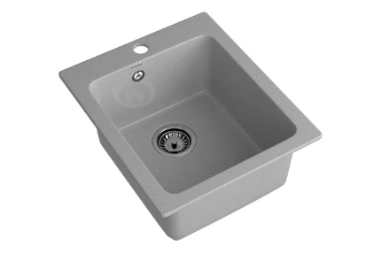 Фото для Мойка GranFest мрамор PRACTIC GF-P505 (427х505мм) Серый