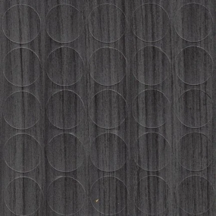 Фото для 14.874 Заглушка самоклеящаяся d.14мм, по 25 штук на листе, цвет гасиенда чёрный