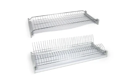 Фото для Сушка для посуды STUDIO 16 SU08/500 (2-ур из нержавеющей стали с двумя поддонами)