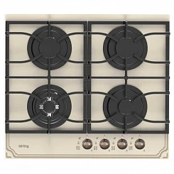 Фото для Газовая варочная поверхность "Газ-на-Стекле", серия РЕТРО, дизайн Byzantium HGG 6911 CTRB