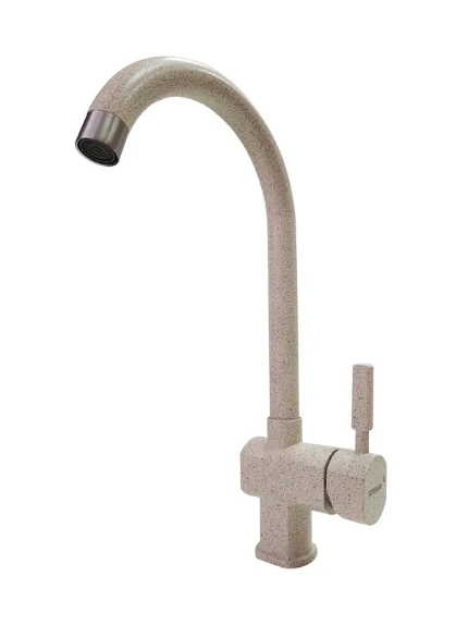 Фото для VIOLETA GR302 Смеситель высокий излив GERDAMIX (песочный)