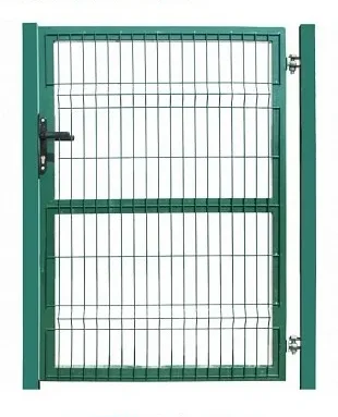 Калитка распашная сетчатая, высота 2 м.