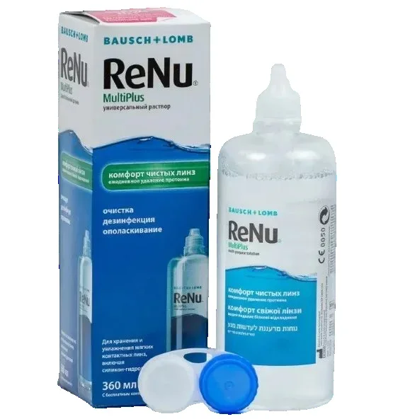 Раствор для контактных линз ReNu MultiPlus, 360 мл