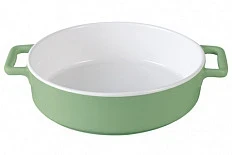 Фото для Форма керам 33,5х27х6,5 см Twist TM Appetite кругл зеленый 1/1