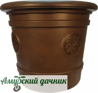 Фото для Горшок Мedallion d-50 40 Л корич.(Е81-5)