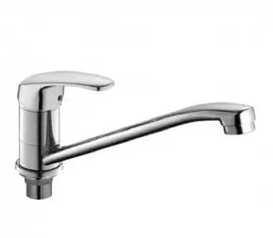 Фото для Смеситель для кухни AQUATTRO, рычажный, длинный излив 22см, на гайке, без подводки