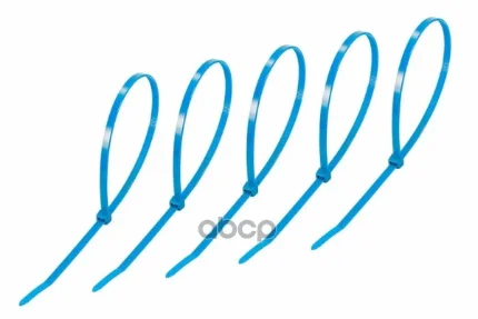 Фото для Хомут-Стяжка 300Х5.0мм Rexant Кабельный Нейлон Синие 07-0305-25 REXANT арт. 07-0305-25