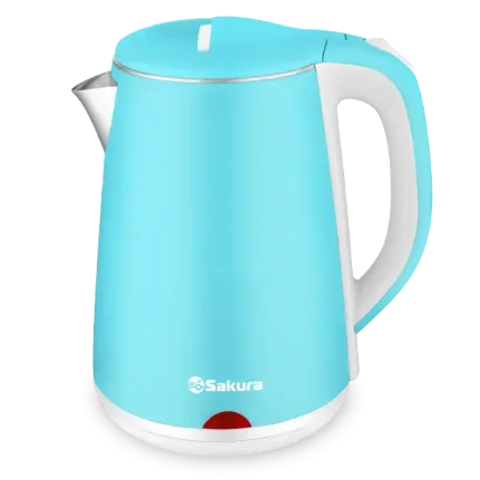 Чайник SAKURA SA-2150WBL Голубой (2,2л,2-х слойный)