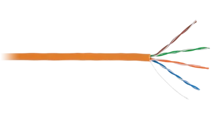 Фото для NETLAN U/UTP 4 пары, кат.5е (кл.D), одножильный, ВС (100% медь), внутренний,LSZHнг(В)-HF
