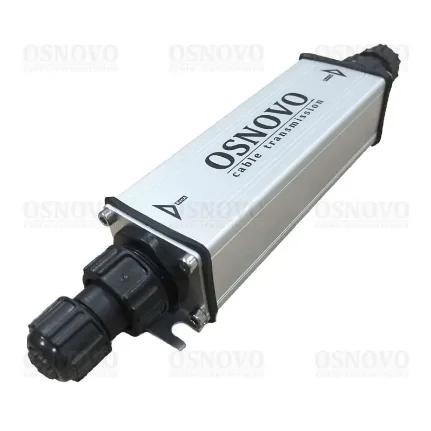 Фото для E-PoE/1W, Уличный PoE удлинитель 10M/100M Fast Ethernet до 500м (до 22W). Степень защиты - IP65.