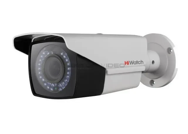 Фото для Уличная цилиндрическая 2Мп HD-TVI видеокамера HiWatch DS-T206P (2.8-12mm,) с ИК-подсветкой до 40 м.