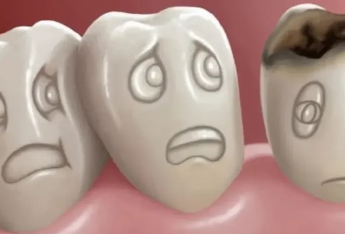 Лечение кариеса постоянного зуба (одна поверхность)