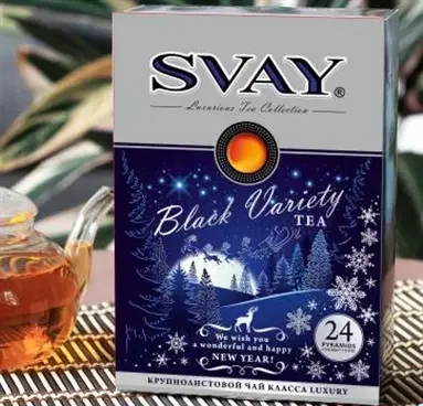 Фото для Svay набор Black Variety Новый Год (24 пирамидки)
