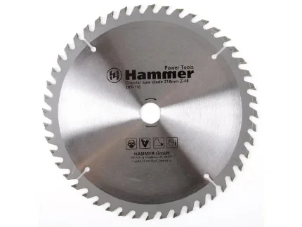 Фото для Пильный диск по дереву 210х20/16мм (24 зуба) HammerFlex