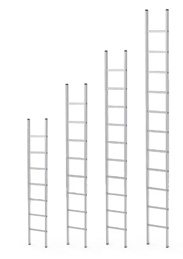 Фото для Алюминиевая односекционная лестница 15 ступеней 4,2 м