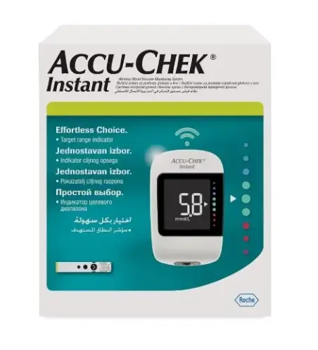 Глюкометр Акку-Чек Инстант беспроводная передача данных Accu-chek Instant