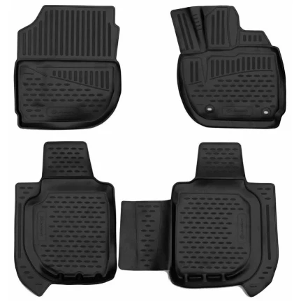 Фото для Коврики модельные Autofamily 3D для Honda Vezel 2013+ (правый руль), для переднего и заднего ряда, полиуретан, черный цвет, 4 шт