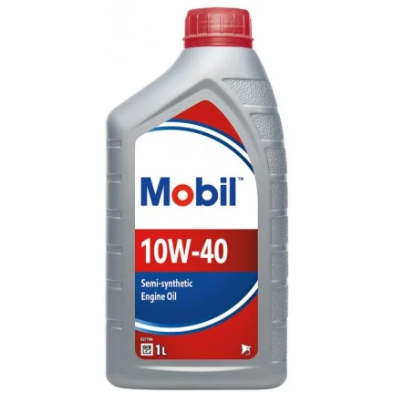 Фото для Масло моторное Mobil 10w40, полусинтетическое, API SN+, ACEA A3/B3, универсальное, 1л, арт. 152625ИП