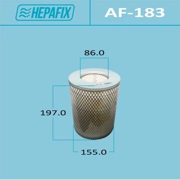 Фото для Фильтр воздушный Hepafix A-183, арт. AF-183
