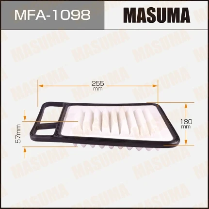 Фото для Фильтр воздушный Masuma A-975, с масляной пропиткой, арт. MFA-1098