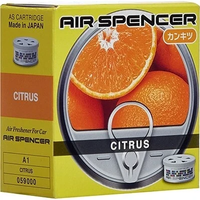 Фото для Ароматизатор на торпедо Eikosha Spirit Refill Citrus (Цитрус), меловой, баночка 40г, арт. A-1