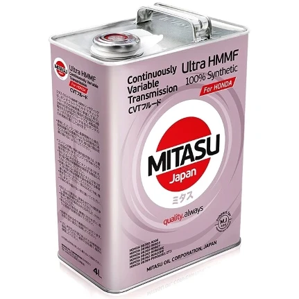Фото для Масло трансмиссионное Mitasu Multi Matic Fluid (CVT Ultra HMMF), синтетическое, для вариаторов Honda, 4л, арт. MJ-317/4