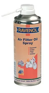 Фото для Пропитка для поролон.фильтров RAVENOL Air Filter Oil-Spray 0.4л