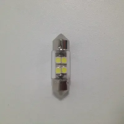 Фото для Автолампа светодиод 12V T11*31 цоколь C5W 4SMD 3.5*2.8 S8.5 White МАЯК