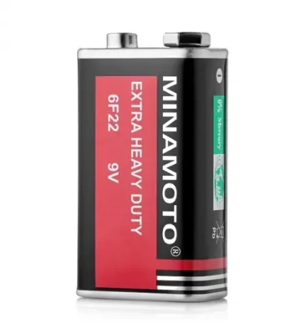 Фото для Батарейка Крона 9V солевая 6F22 1шт Minamoto