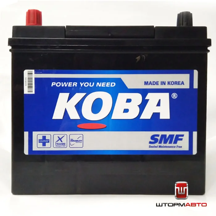 Аккумулятор KOBA MF57412, Корея (74 а/ч)