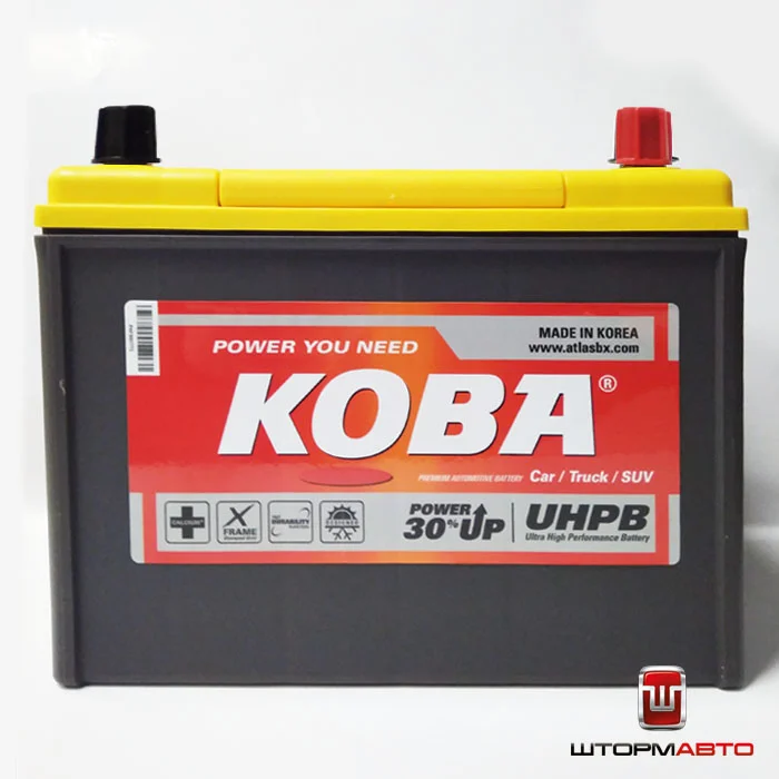 Аккумулятор KOBA UMF115D26L, Корея (85 а/ч)