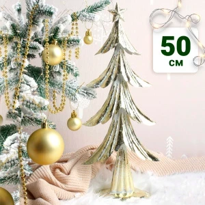 Фото для Украшение декоративное Елка лофт в золоте 50см